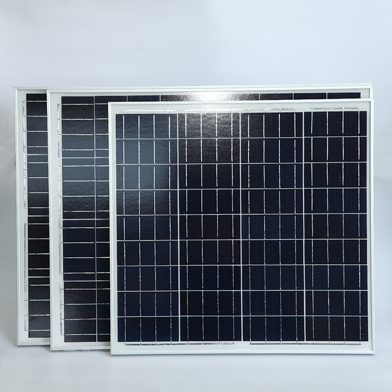 多晶太阳能电池板光伏发电板电瓶发电机户外光伏发电系统