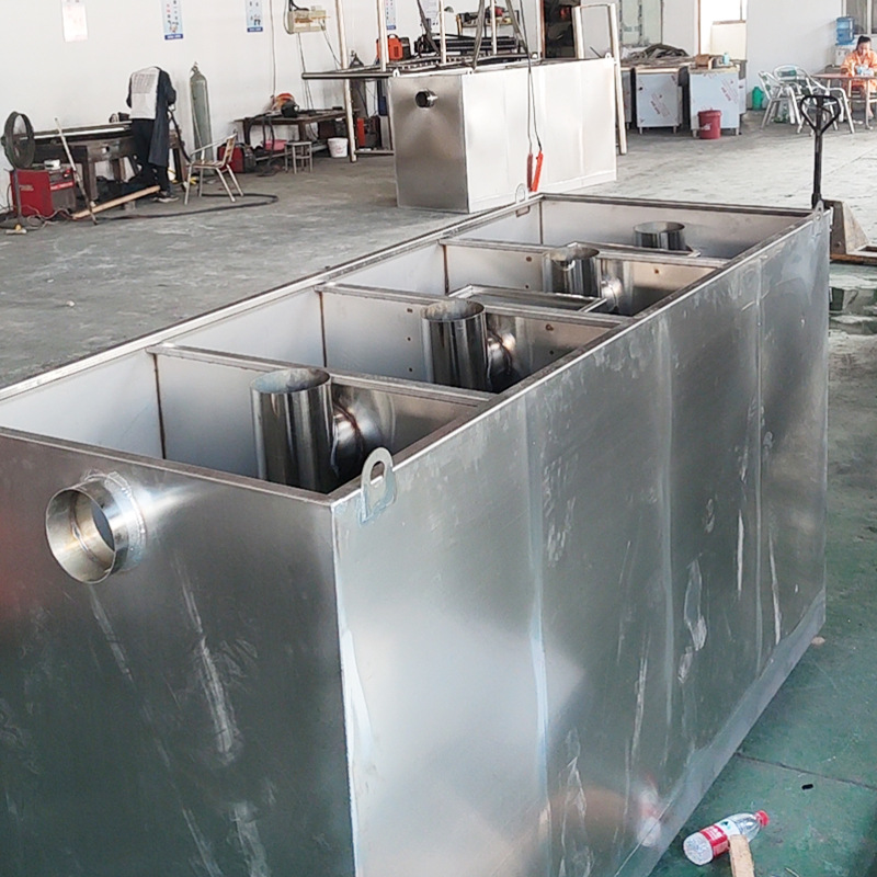 不锈钢隔油池油水分离器工业餐饮厨房隔油设备 餐饮业隔油池