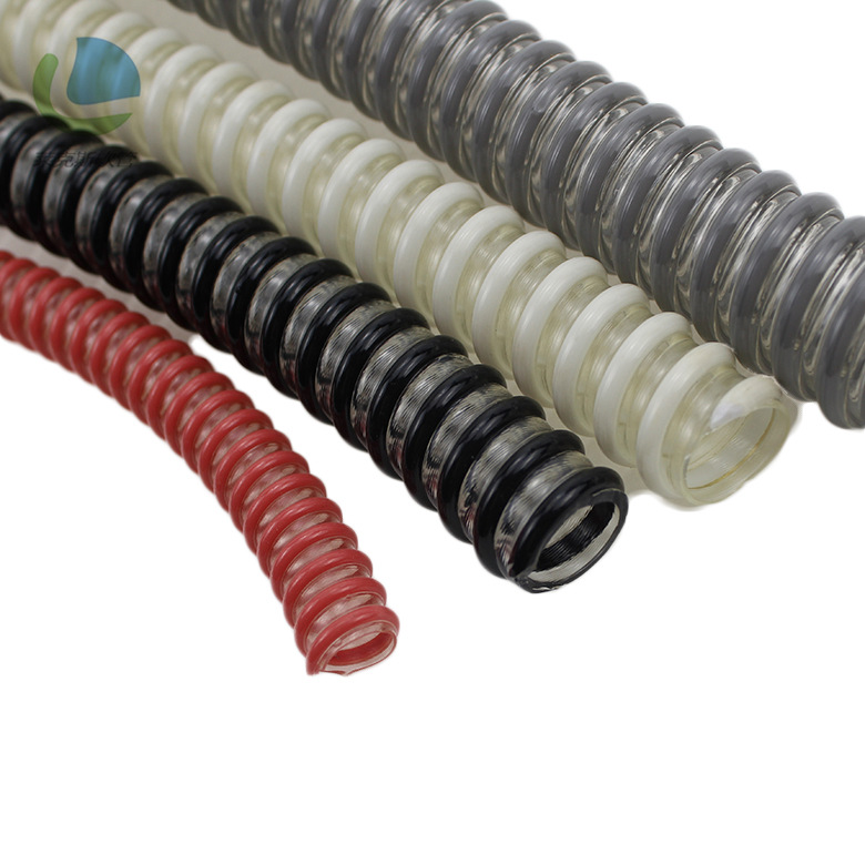 PVC塑筋管 塑筋增强软管 PVC塑筋加强波纹管 物料输送管 排水管