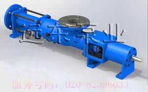 高粘度抽料泵选用远东GCN35-2V-W102卧式单螺杆泵