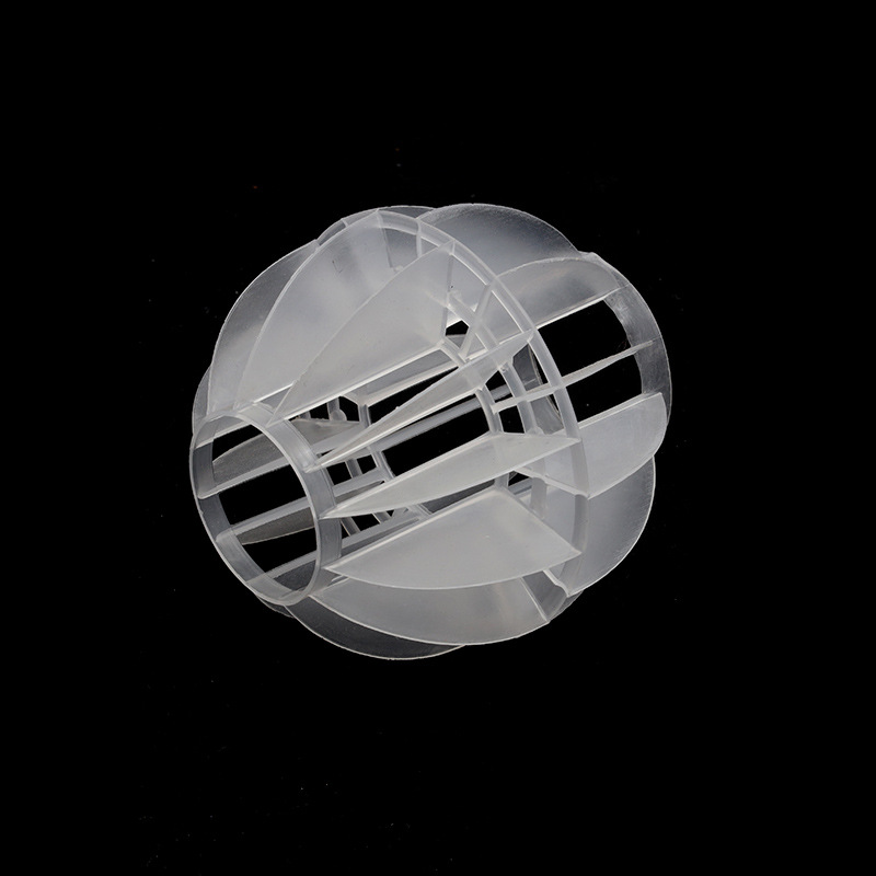 南塍喷淋塔环保PP多面塑料空心球填料水洗脱硫除尘净化塔填料设备