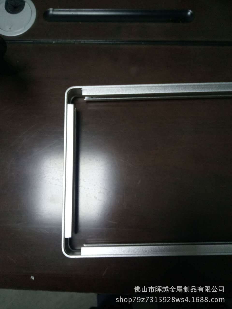 生产铝合金铝框 图册铝框 LED铝框 CNC加工 拉丝氧化表面处理