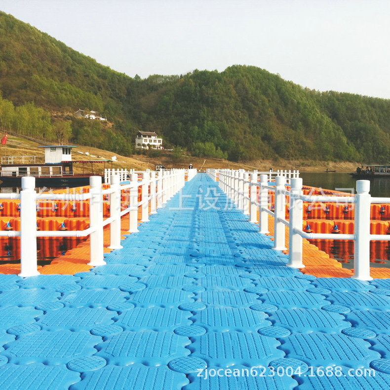 厂家直供水上网箱养殖 浮筒平台  塑料浮筒 漂浮平台 浮桶 浮桥
