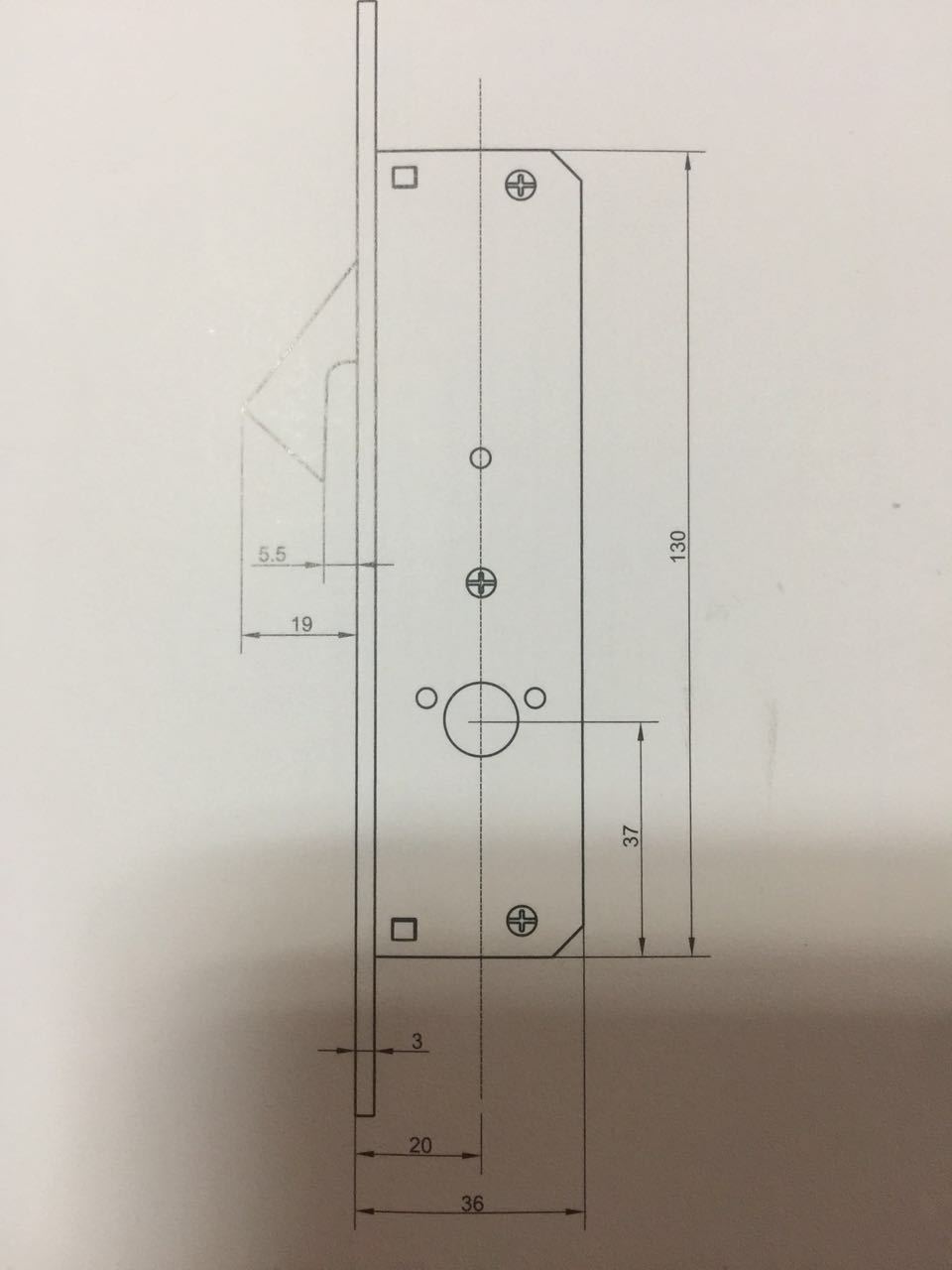 20勾锁带钥匙图纸1