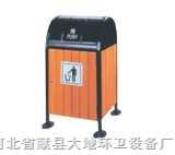 钢木结构垃圾桶 B-64200