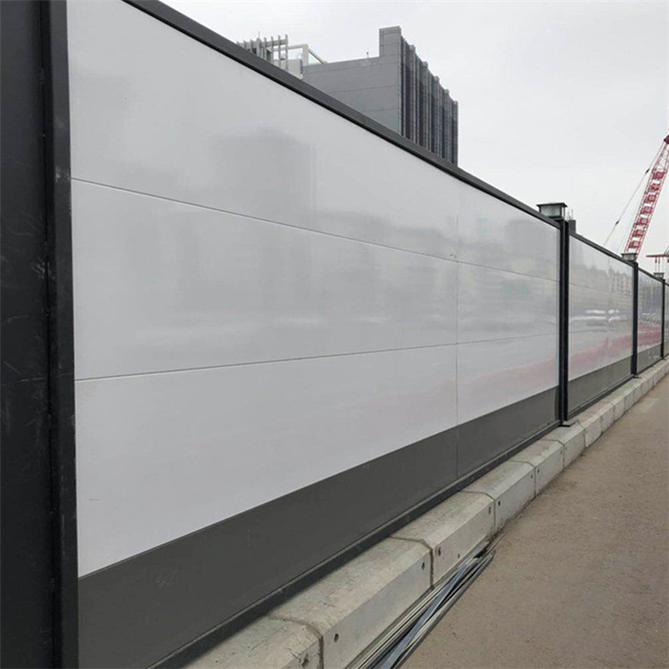 黄岛新型装配式围挡2米高道路广告钢结构围挡栏地铁建筑工地挡板