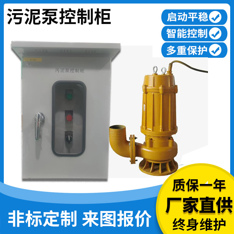 污泥泵控制柜 排污泵污水泵现地控制箱 一用一备