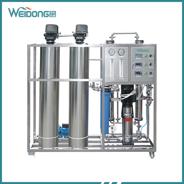玻璃钢一级反渗透水处理 500L反渗透水处理 工业用水处理设备