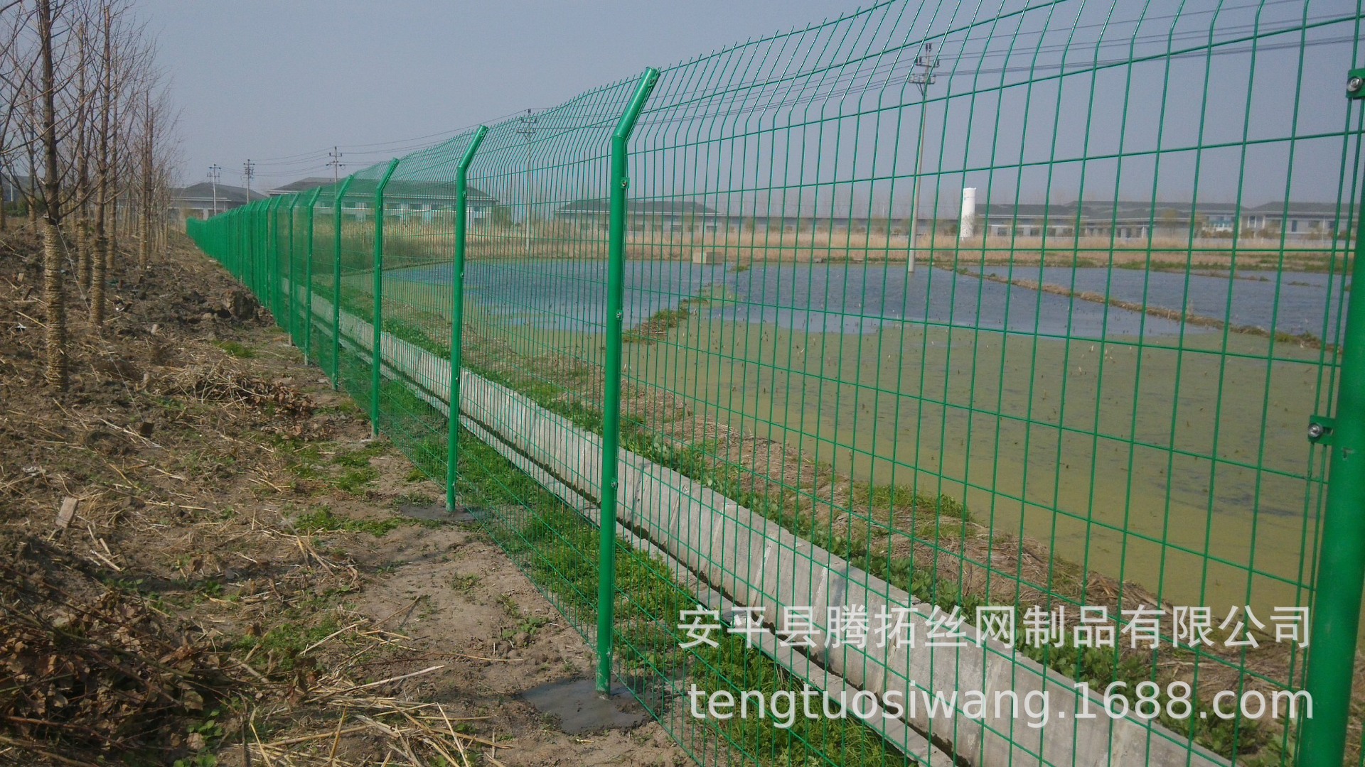 水源地围栏网 鱼塘水库围栏网 河道池塘围栏安全隔离防护网