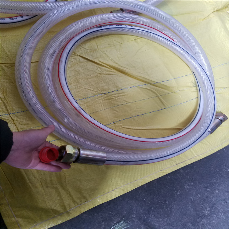 厂家专业生产PVC透明钢丝管 PVC钢丝增强水管  食品钢丝管