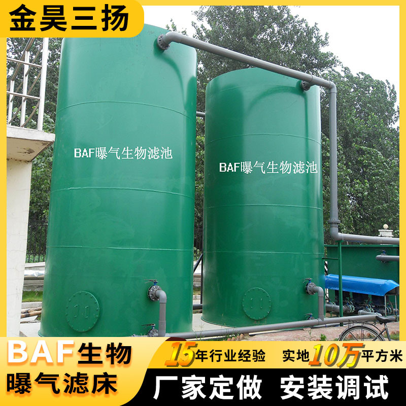 厂家供应 生物滤池环保设备 一体化污水处理装置BAF曝气生物滤池