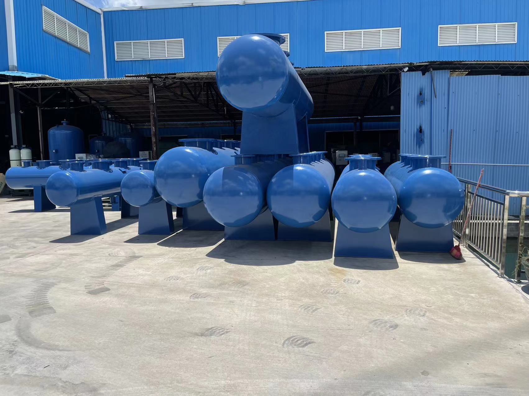广州水处理设备厂集分水器直径800mm冷却水系统集水器分水器
