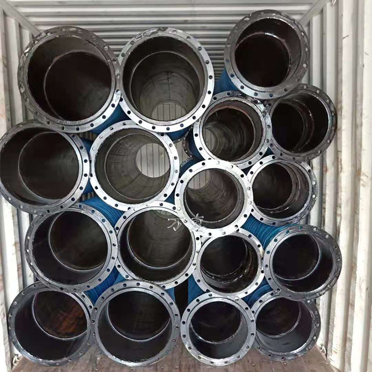 内置螺旋钢丝骨架胶管水泵用大口径排污水胶管多种规格按需供货
