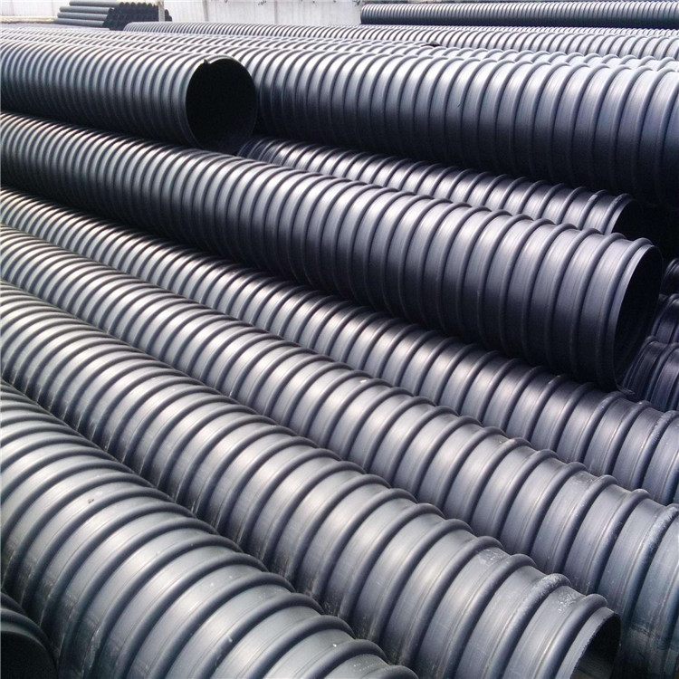 PE钢带管HDPE钢带增强波纹管 排污管螺旋增强钢带管厂家批发供应