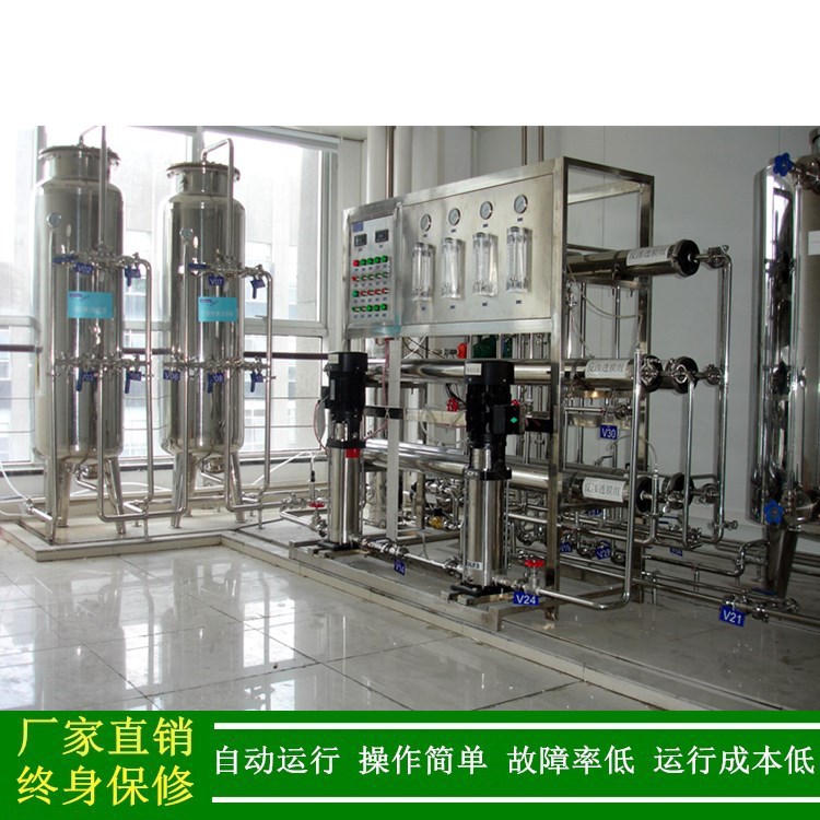 1t纯化水系统 医药制剂用溶液或稀释剂用二级反渗透纯水设备