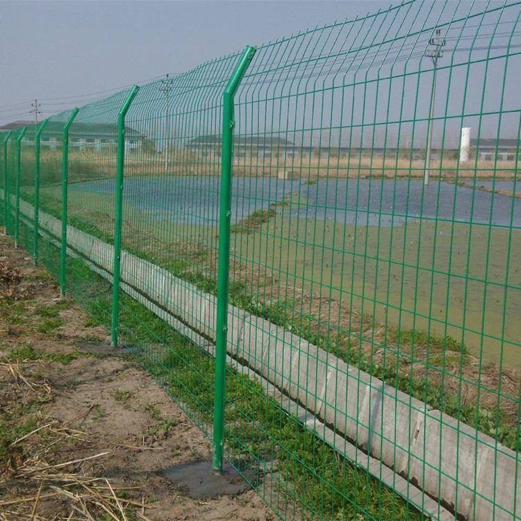 厂家批发 水源地护栏网 水源地围网现货 绿色水库河道池塘围网