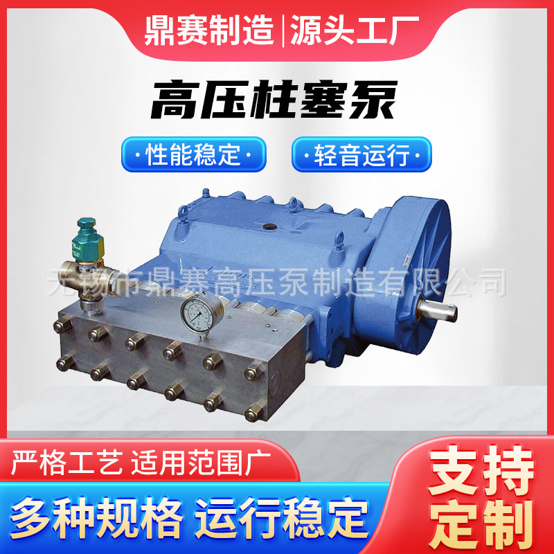 厂家定制 高压柱塞泵 5DP75 80 110高压柱塞往复泵 卧式高压泵