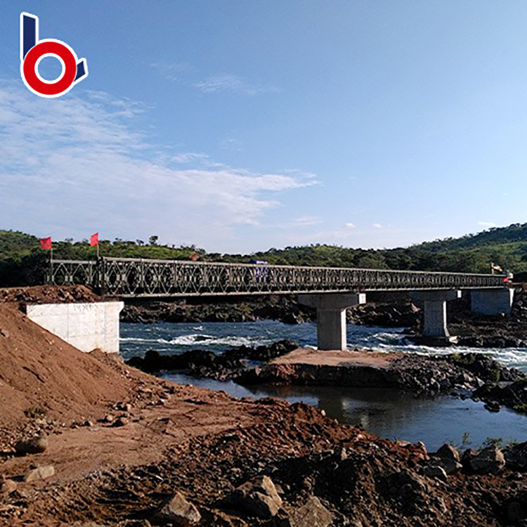 200型贝雷钢结构桥 厂家架设各种规格贝雷钢桥  装配式公路钢桥