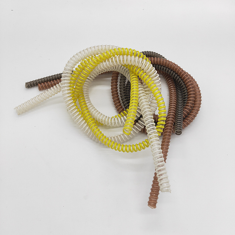 供应PVC通风缠绕管水烟管 螺旋缠绕管 尺寸颜色可选