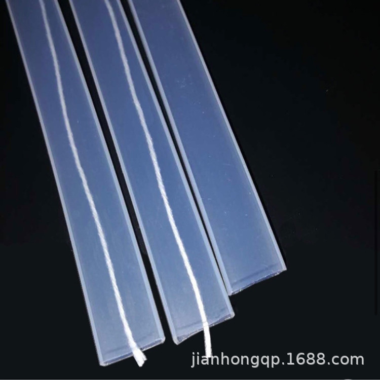 硅胶透明软管软灯条LED硅胶保护套5050灯带防尘透明绝缘硅胶软管