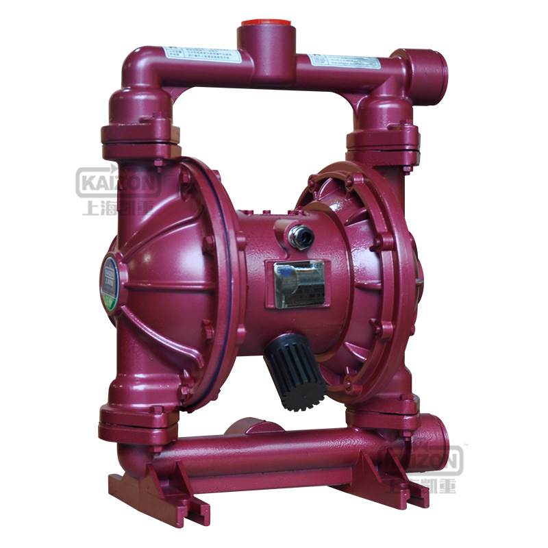 上海凯重QBY QBK气动隔膜泵塑料DN25 PP塑料隔膜泵定制厂家