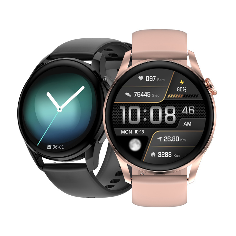 DT3智能手表蓝牙通话无线充心率健康监测smart watch跨境外贸新款