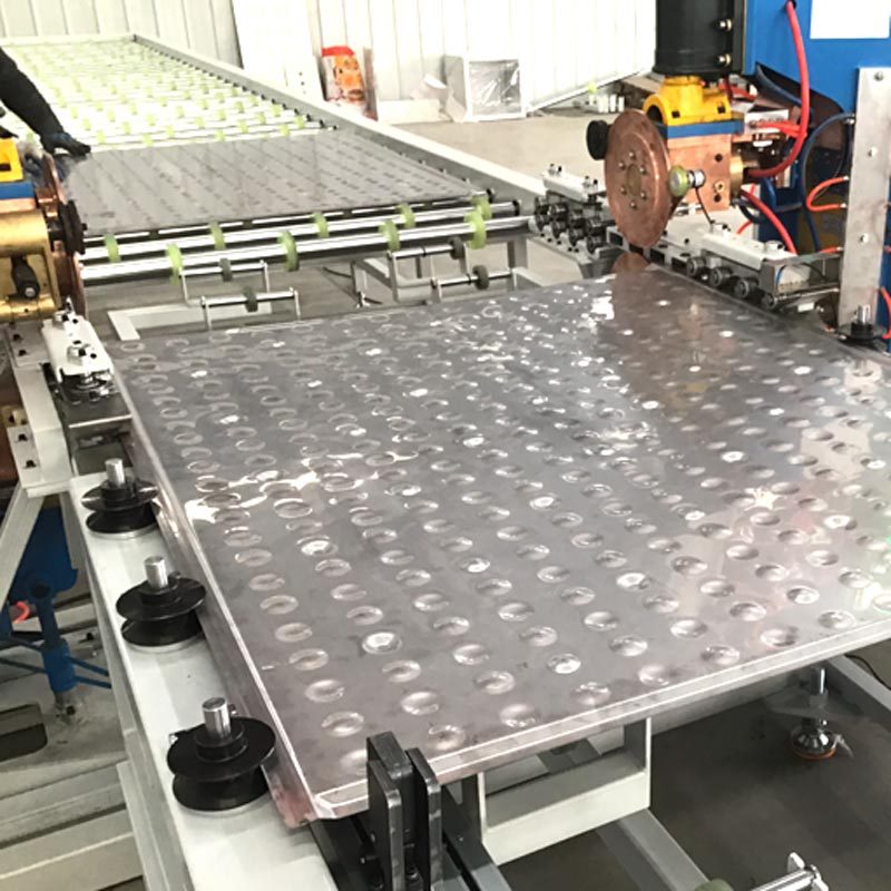 不锈钢板换热片全自动滚焊机160KVA板式换热器片散热板变频缝焊机