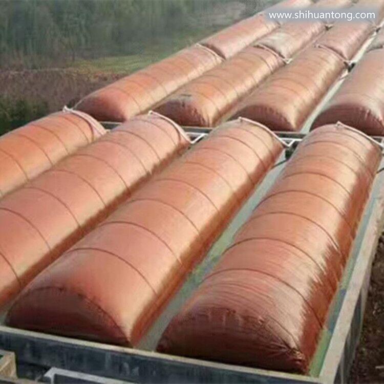 鸡粪红泥储气袋报价牛场软体发酵池工艺流程 发酵装置