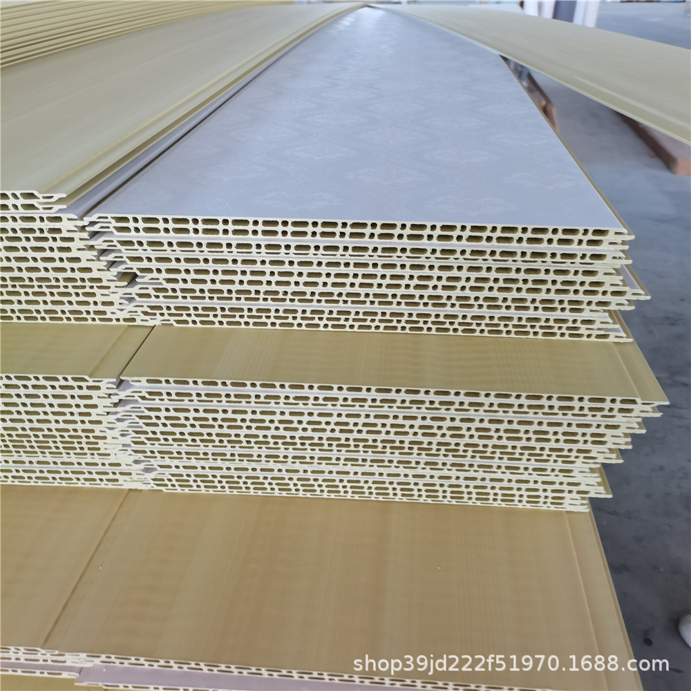 厂家批发600宽竹木纤维集成墙板 防潮护墙板 集成墙板竹木纤维