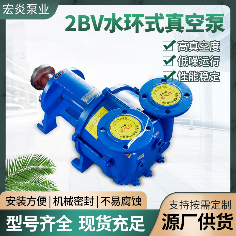 2BV7121水环式真空泵 2BV系列水环真空泵 真空泵机组