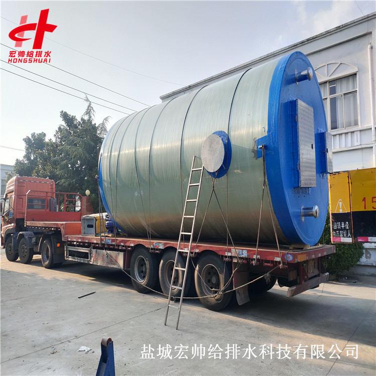 武汉一体化污水提升泵站厂家 污水一体化泵站供应 一体化雨水泵站