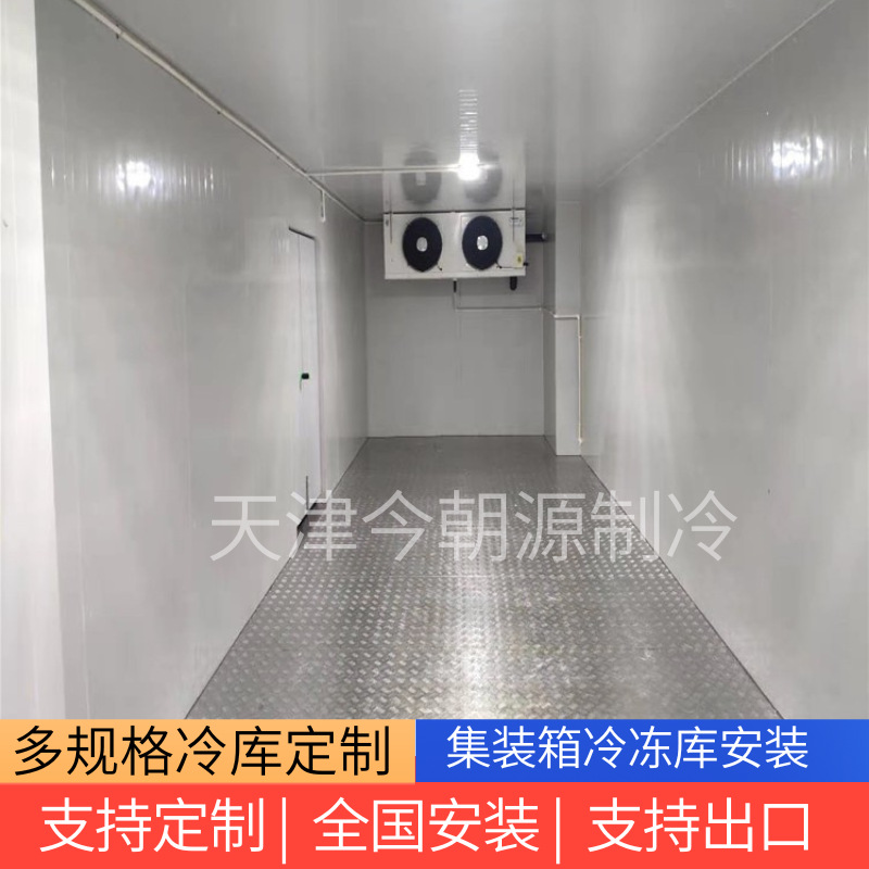 天津港出口氨改冷库小型低温改装冷库全套制冷设备安装制冷系统