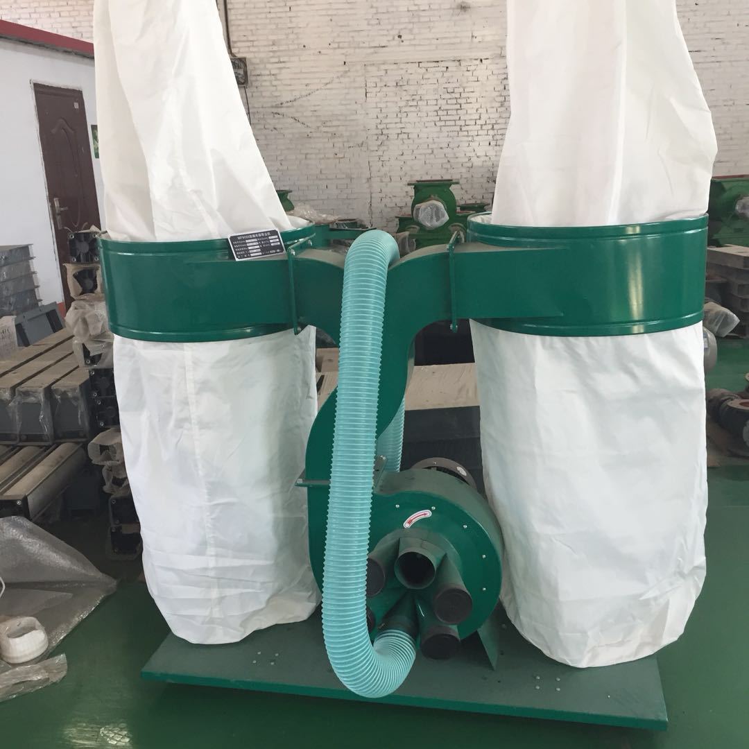 单双桶移动式吸尘器 雕刻机布袋除尘器 移动式工业集尘器