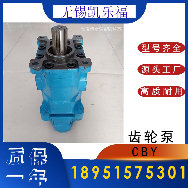 长江齿轮泵CBY3100/3040双联齿轮泵 工程机械油泵 起重机油泵