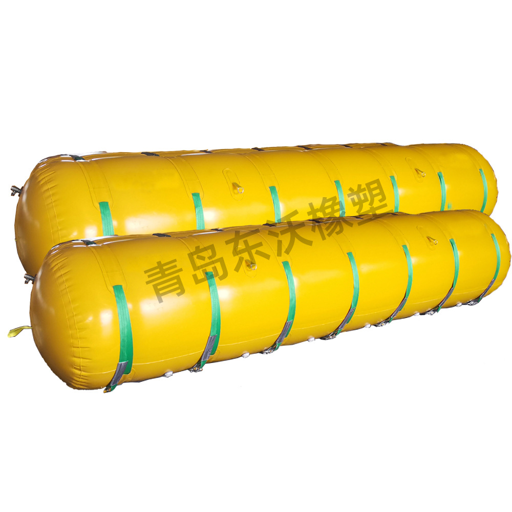 厂家供应橡胶浮筒 水下打捞管道浮筒救助圆柱充气泡沫浮桶浮体