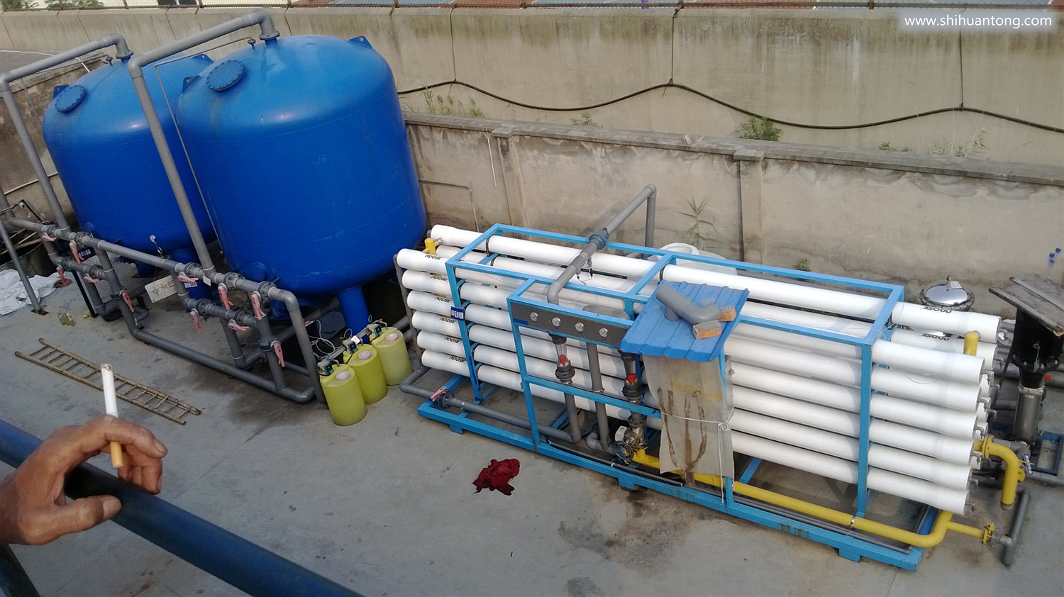 60吨印染行业废水回用反渗透设备
