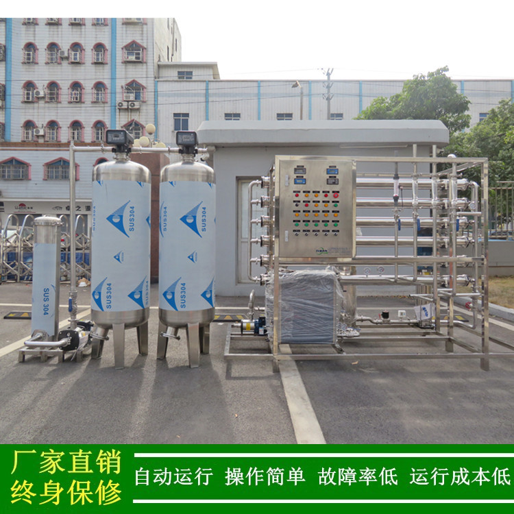 供应广州EDI去离子水设备化妆品用二级反渗透+edi去离子水系统