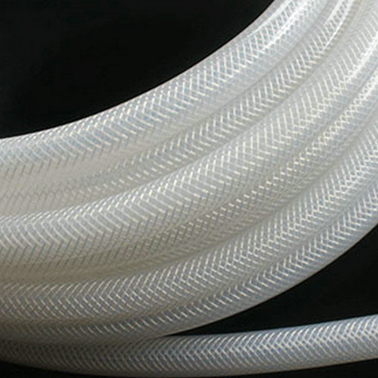 网纹硅胶管 耐高压网纹硅胶编织管 透明硅胶编织软管厂家