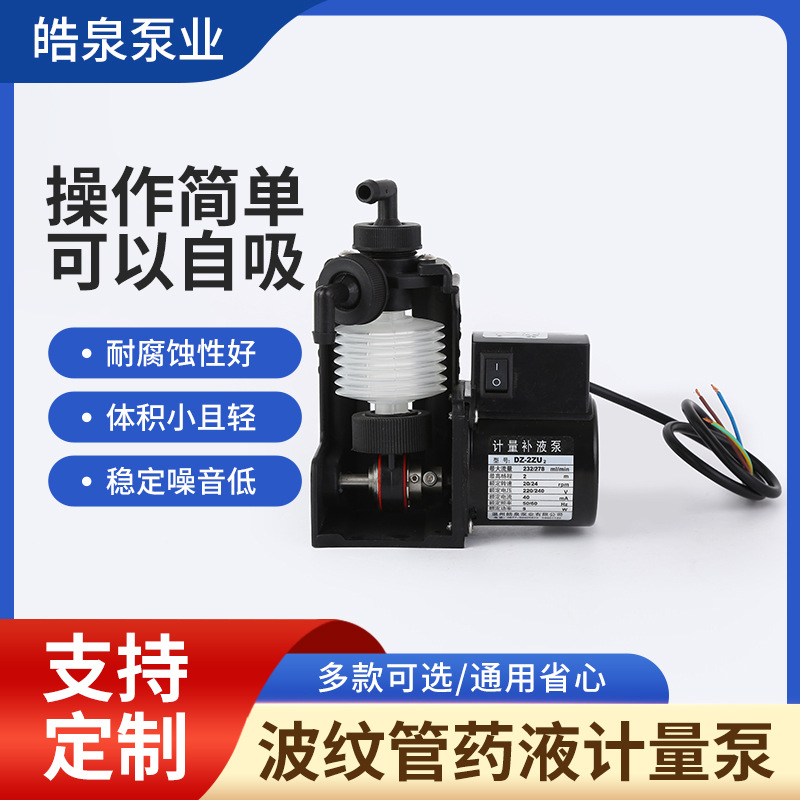厂家直供波纹管计量泵 工业机械计量泵扩机泵dz-2zu2计量泵定制