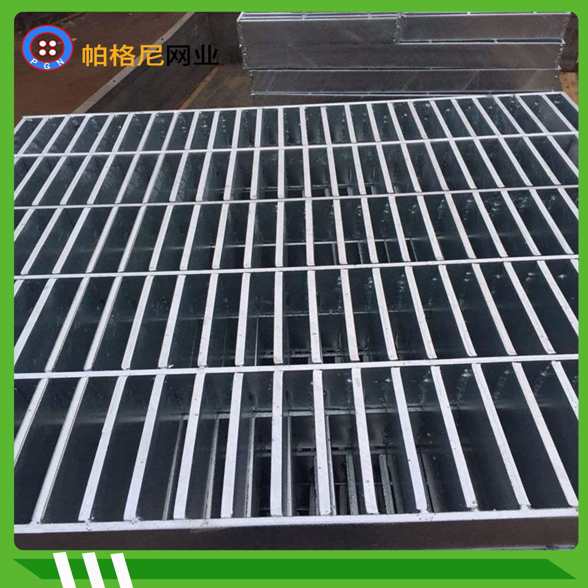 Q235镀锌钢格板水沟盖板工业排污水楼梯坚固踏步板平台钢格板