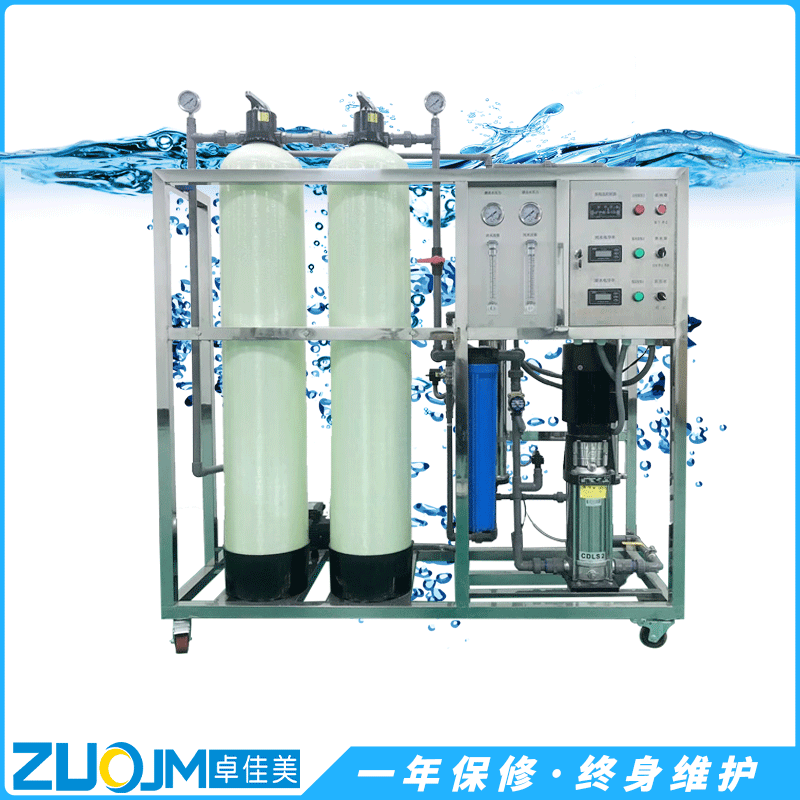 一级反渗透水处理设备 食品纯水处理设备 全自动二级反渗透设备