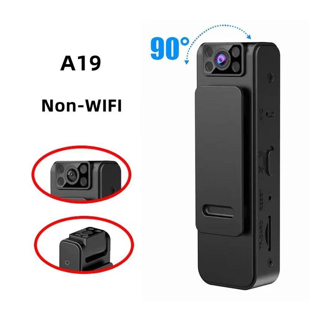 A19充电记录仪 1080P会议记录仪户外运动磁吸 便携记录背夹摄像机