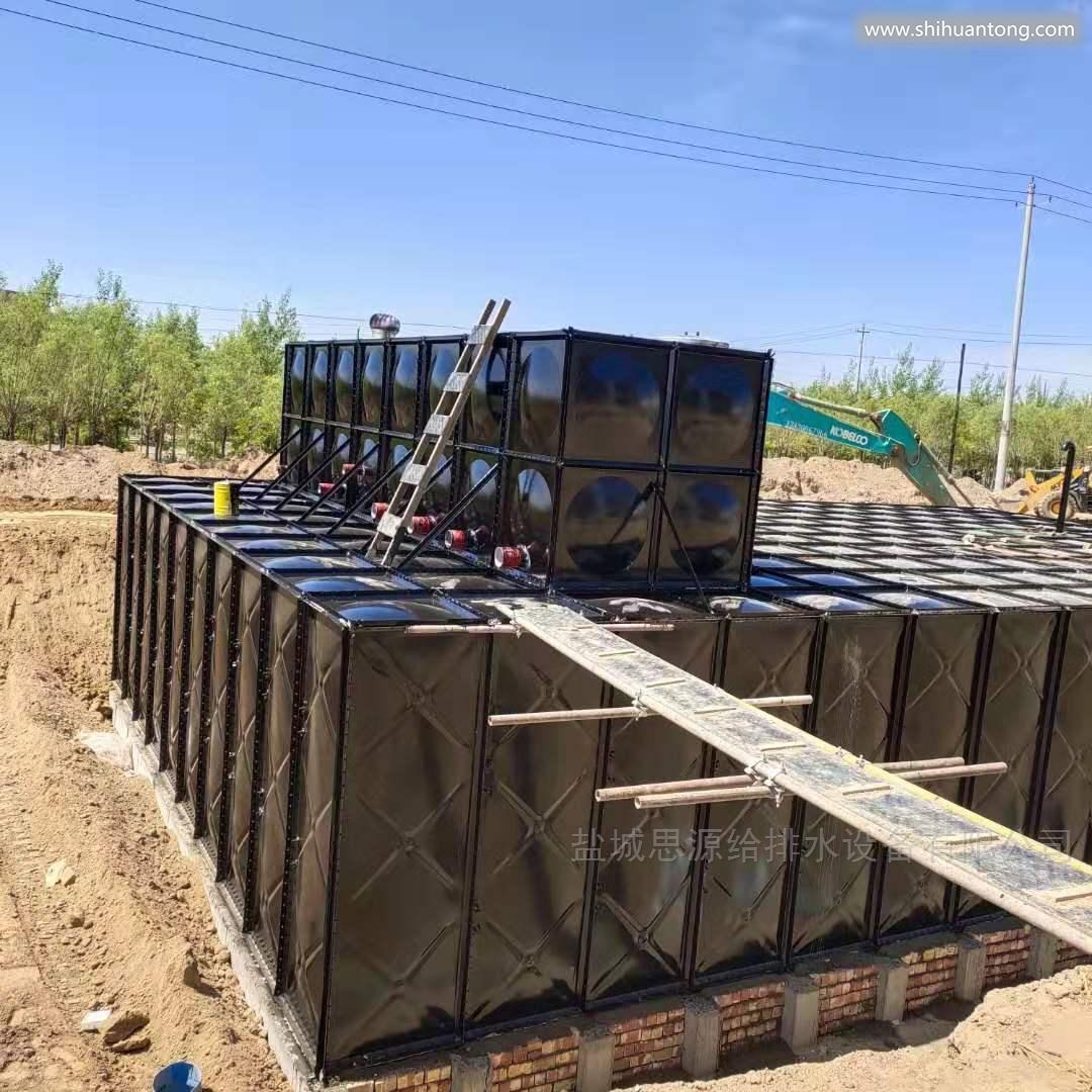 抚州金溪地埋式箱泵一体化无浮泵站设计说明 组合式水箱