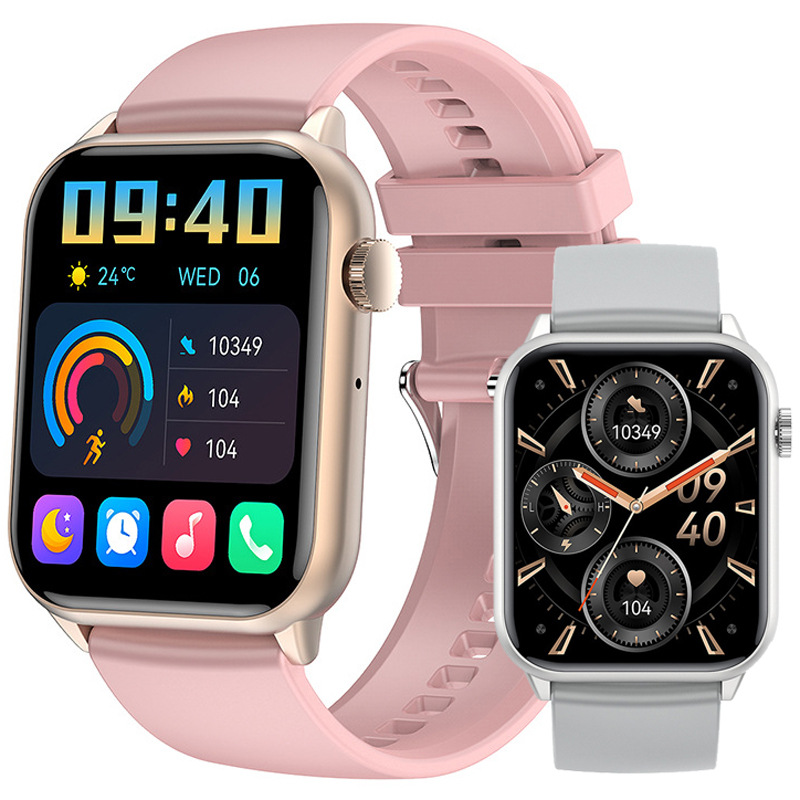 高清大屏蓝牙通话HK40智能手表心率血压监测多功能手环smartwatch