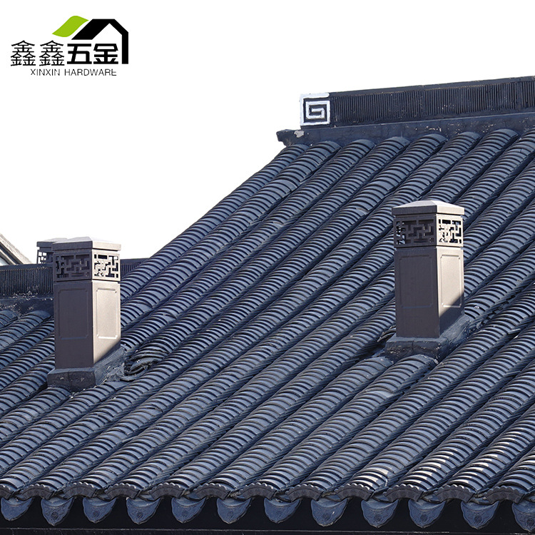 铝合金屋面排风系统 屋顶用定制金属烟囱帽 屋顶管道用排风防雨帽