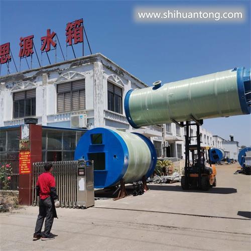 南京一体化雨洪应急预制泵站-污水处理一体化成套设备