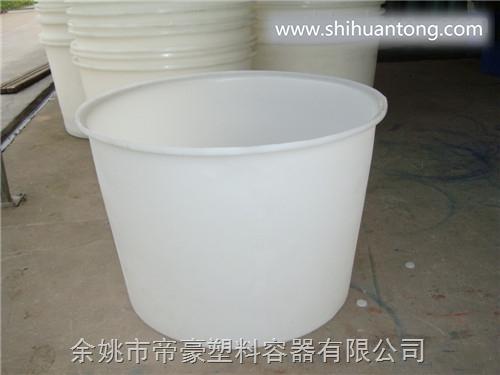 120L食品级塑料敞口圆桶 滚塑成型PE漂染桶 食品腌制桶