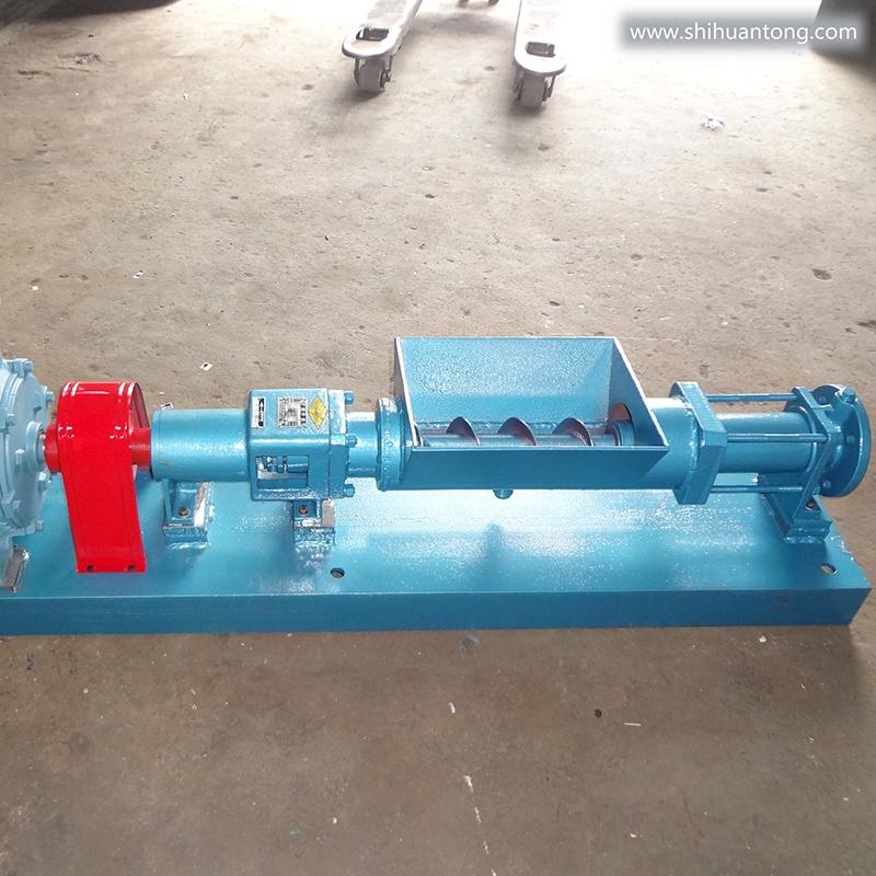 污泥送料增压泵 螺杆泵 标准选型