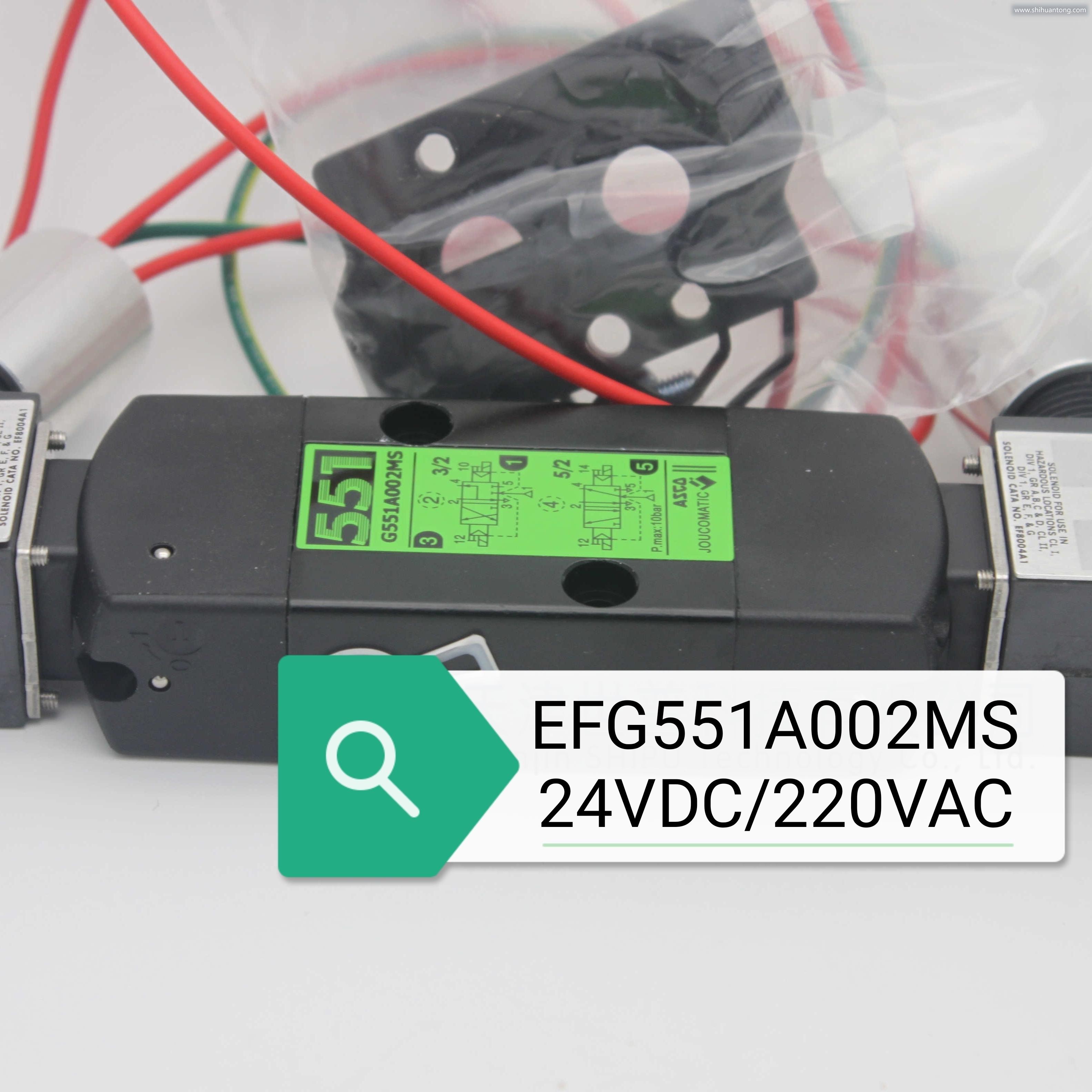 ASCO电磁阀EFG551A002MS 24VDC/220VAC