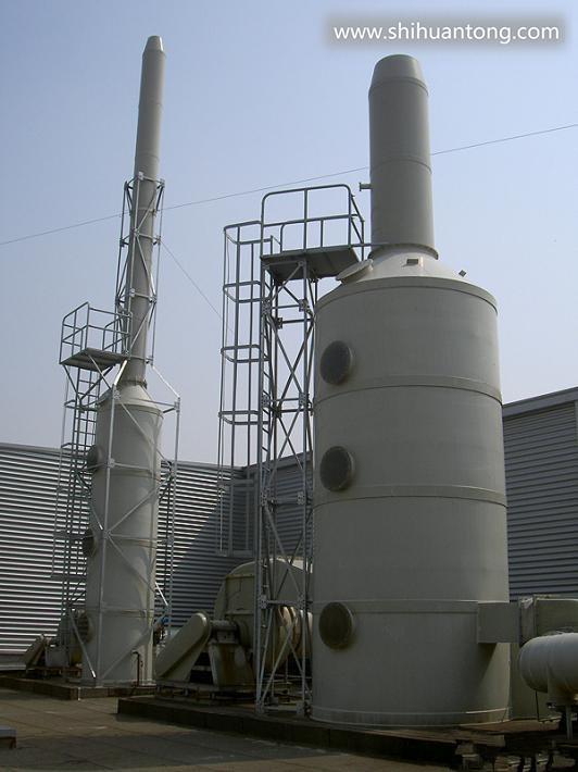 厂家供应珠三角地区小型废气净化塔材质喷淋塔工业废气处理设备